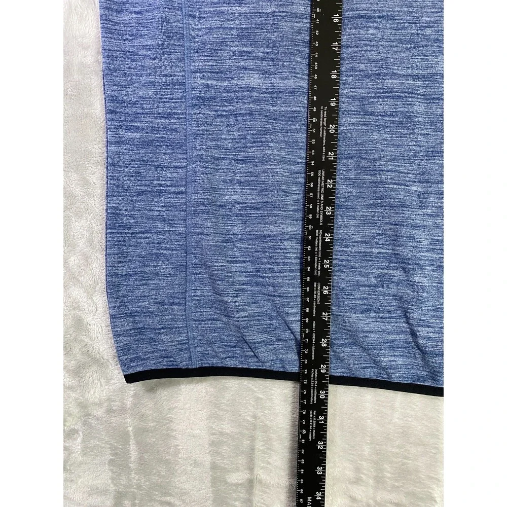 Avalanche Quarter Zip Pullover Mens XXL Blue Heather Outdoor Performance Sweater